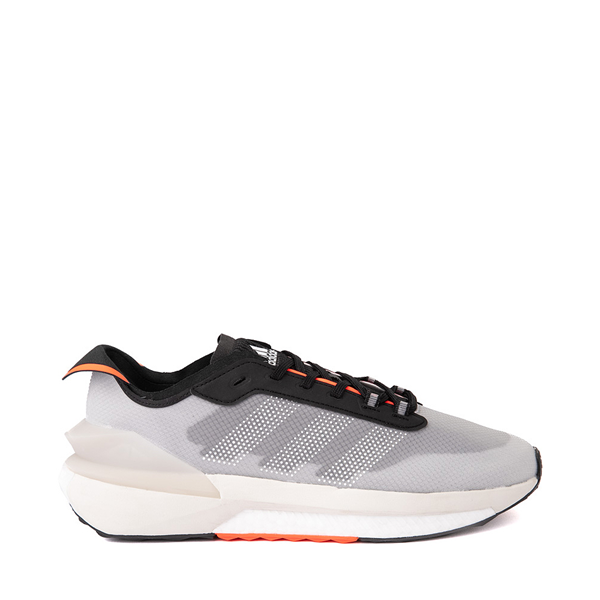 Main view of Mens adidas Avryn Athletic Shoe - Gray / Black / Solar Red