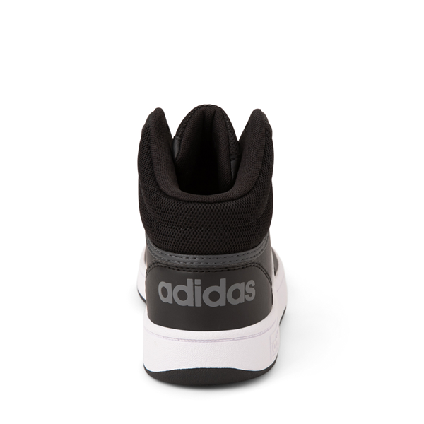 alternate view adidas Hoops Mid 3.0 Athletic Shoe - Little Kid / Big Kid - Core Black / Cloud WhiteALT4