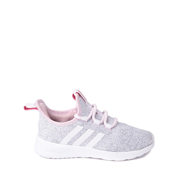 Main view of adidas Cloudfoam Pure 2.0 Athletic Shoe - Little Kid / Big Kid - Cloud White / Clear Pink