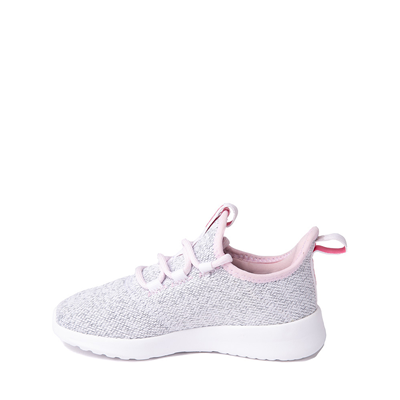 Alternate view of adidas Cloudfoam Pure 2.0 Athletic Shoe - Little Kid / Big Kid - Cloud White / Clear Pink