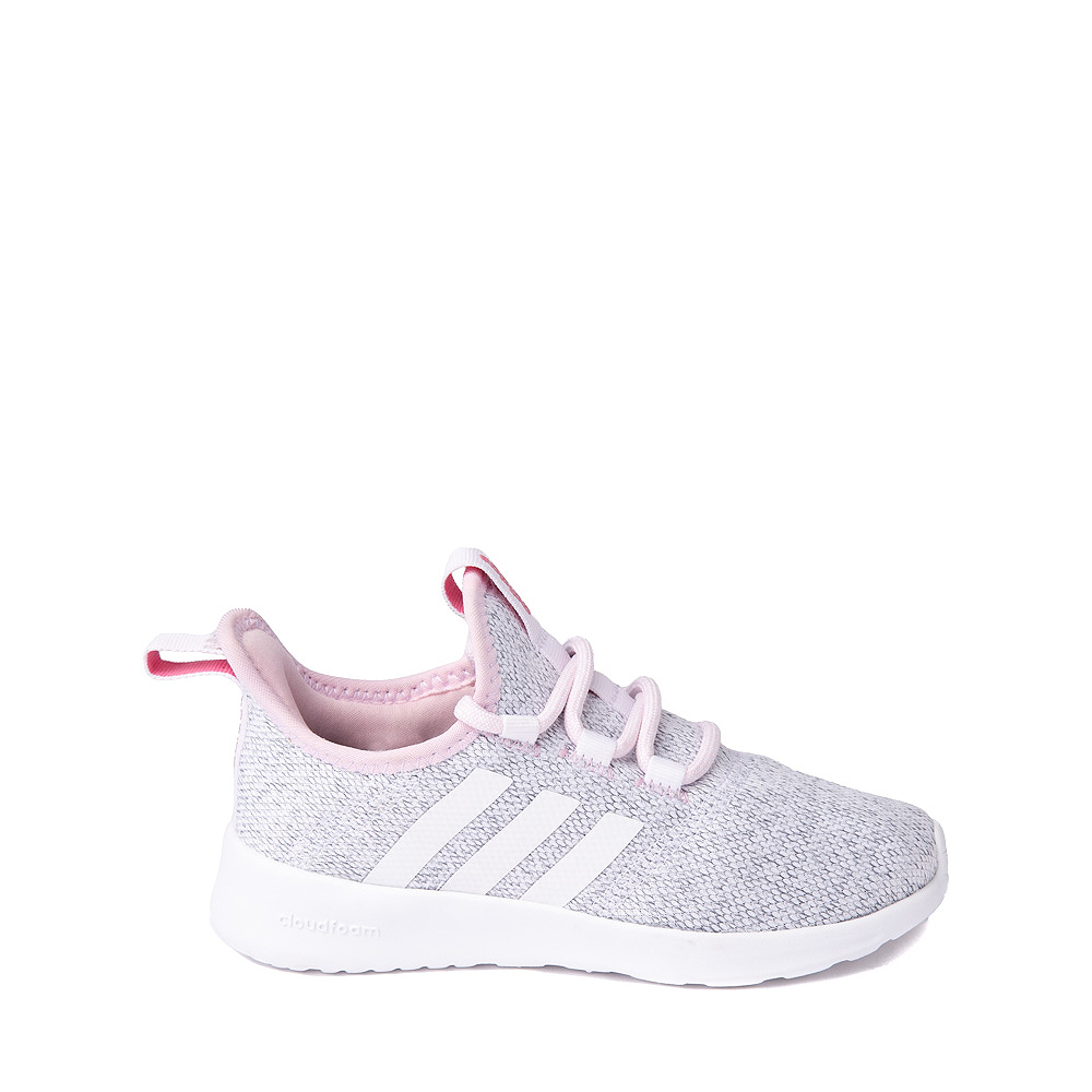 adidas Cloudfoam Pure 2.0 Athletic Shoe - Little Kid / Big Kid - Cloud White / Clear Pink