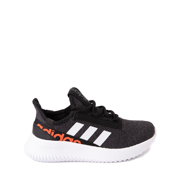 Main view of adidas Kaptir 2.0 Athletic Shoe - Little Kid / Big Kid - Core Black / Solar Red