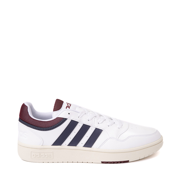 Main view of Mens adidas Hoops 3.0 Classic Vintage Athletic Shoe - Cloud White / Shadow Navy / Shadow Red