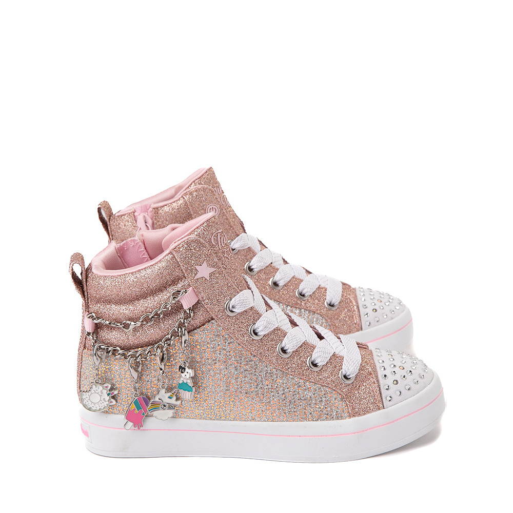 Skechers Twinkle Toes Twi-Lites Twinkle Charms Sneaker - Little Kid - Rose Gold