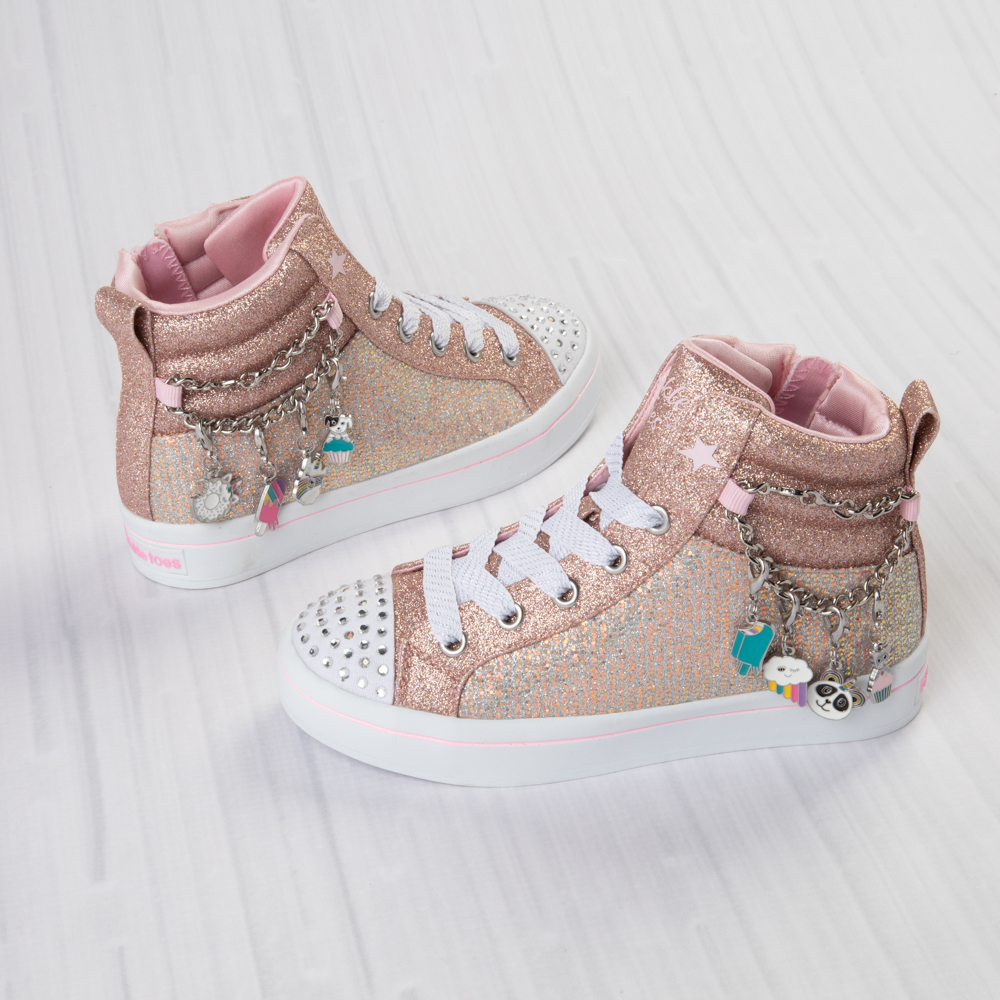 Toes Twi-Lites Charms Sneaker - Little Kid - Rose Gold | Journeys