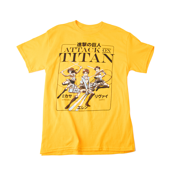 alternate view Womens Attack On Titan Tee - OrangeALT2