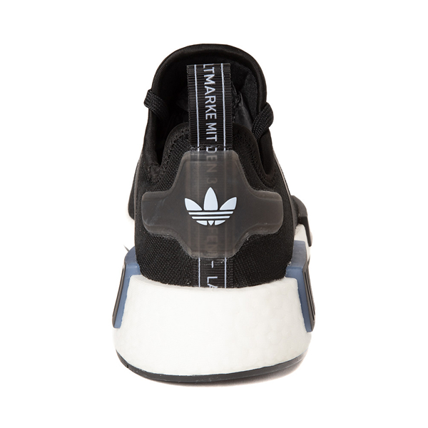 alternate view Womens adidas NMD R1 Primeblue Athletic Shoe - Black / Blue DawnALT4