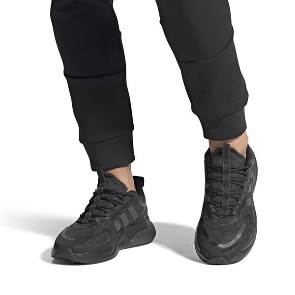 alternate view Mens adidas Alphabounce+ Athletic Shoe - Core Black / CarbonALT1C