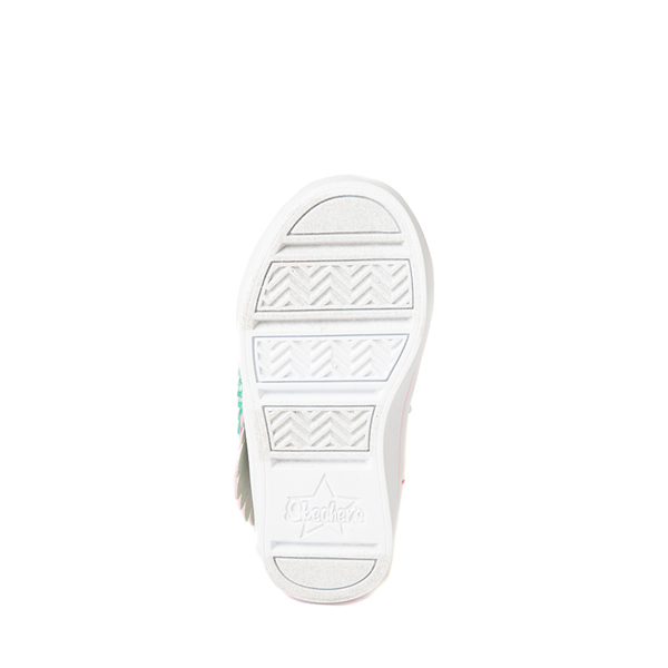 alternate view Skechers Twinkle Toes Twi-Lites 2.0 Wingsical Sneaker - Toddler - White / MulticolorALT3