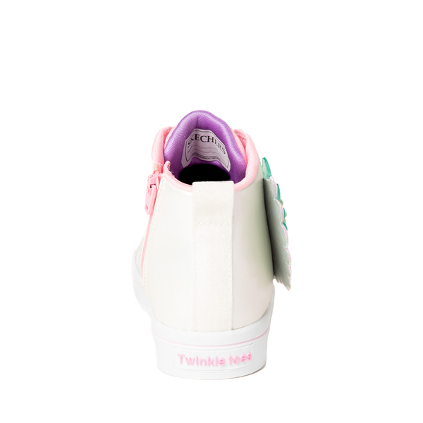alternate view Skechers Twinkle Toes Twi-Lites 2.0 Wingsical Sneaker - Toddler - White / MulticolorALT4
