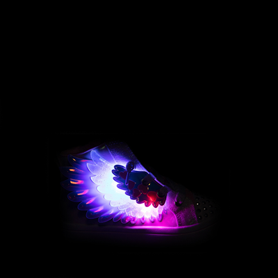 Alternate view of Skechers Twinkle Toes Twi-Lites 2.0 Wingsical Sneaker - Toddler - White / Multicolor