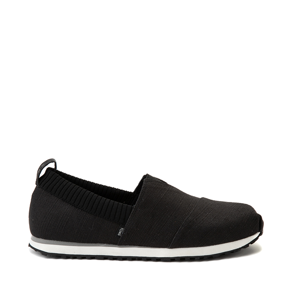 Main view of Mens TOMS Resident Slip On Casual Shoe - Black