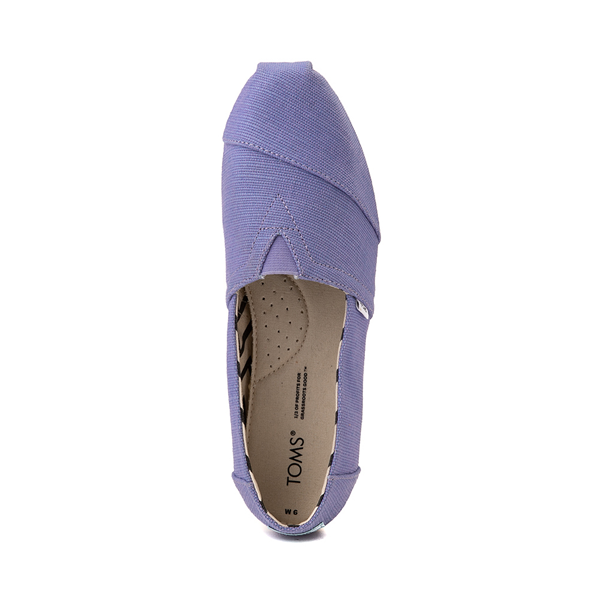 alternate view Womens TOMS Classic Slip On Casual Shoe - Iris PurpleALT2