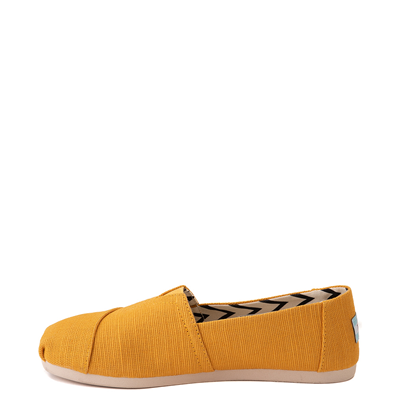Alternate view of Womens TOMS Classic Slip On Casual Shoe - Golden Yellow