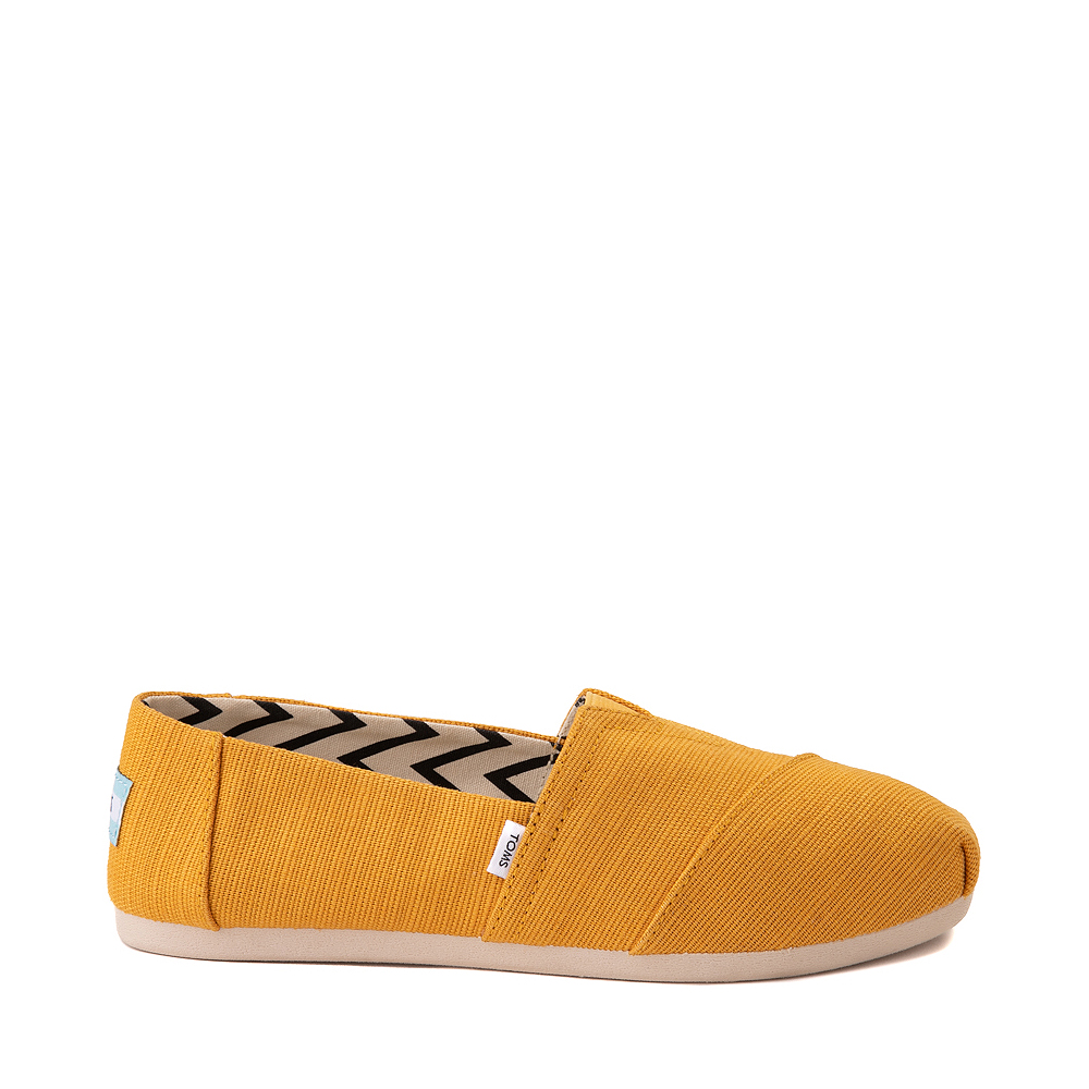 Womens TOMS Classic Slip On Casual Shoe - Golden Yellow