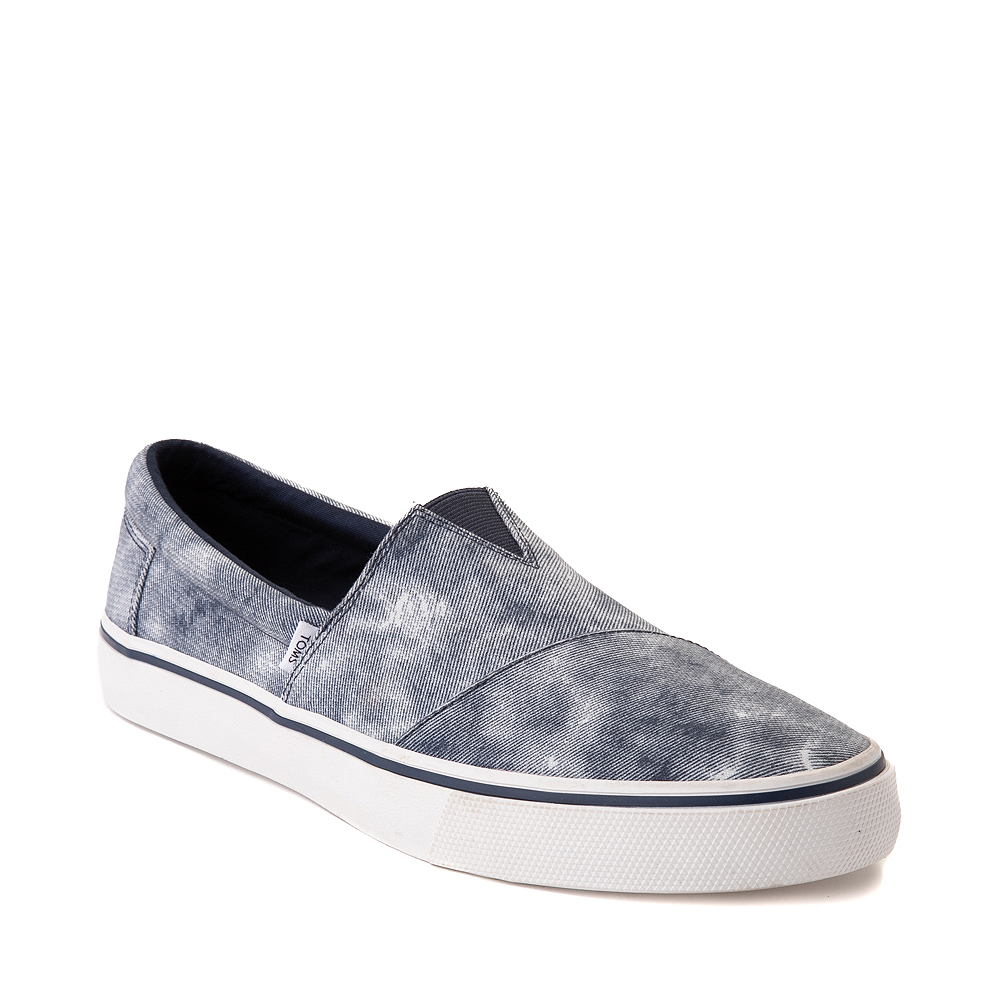 Mens TOMS Fenix Repreve® Slip On Casual Shoe - Washed Navy | Journeys