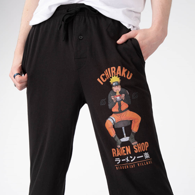 Alternate view of Naruto Lounge Pants - Black