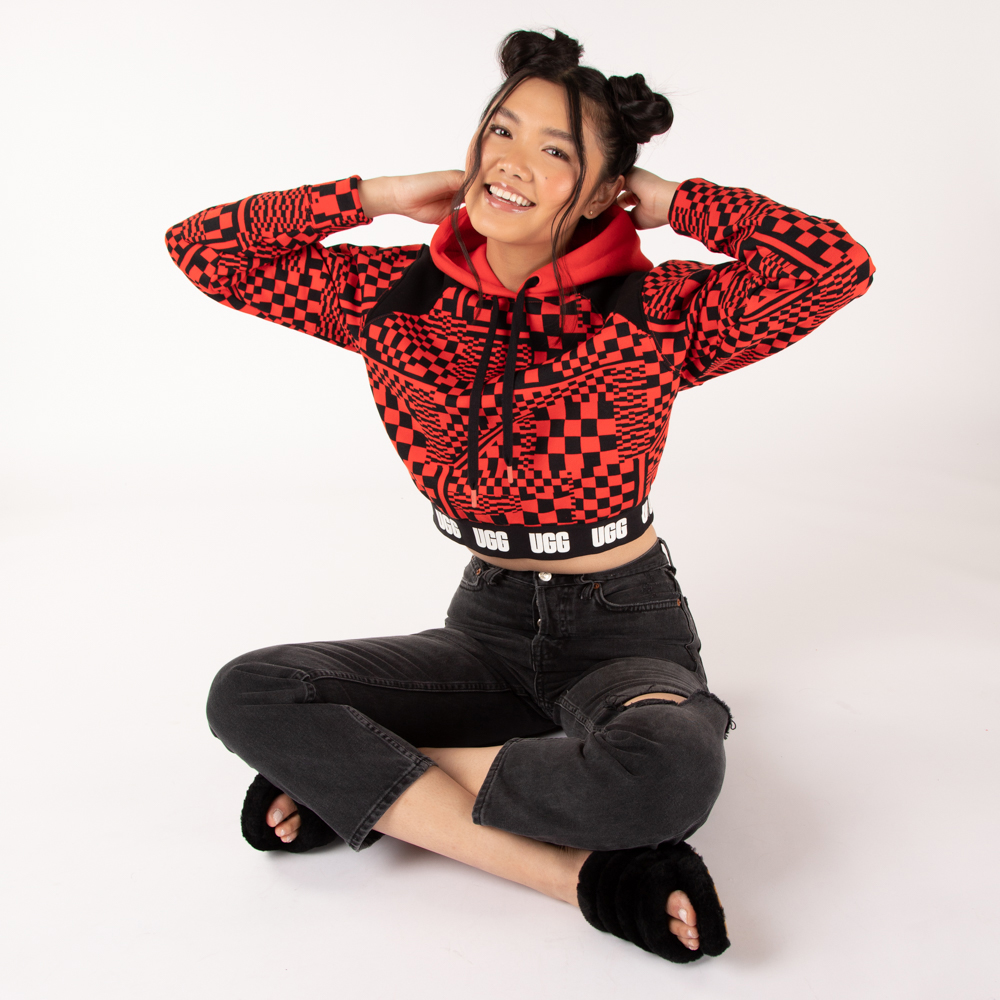 Womens UGG® Mallory Cropped Hoodie 