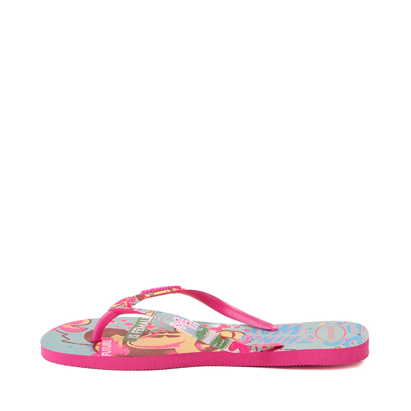 alternate view Womens Havaianas Disney Slim Stylish Minnie Mouse Sandal - Pink FluxALT1B