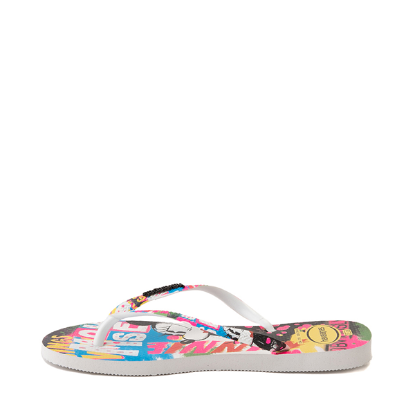 alternate view Womens Havaianas Disney Slim Stylish Minnie Mouse Sandal - MulticolorALT1B