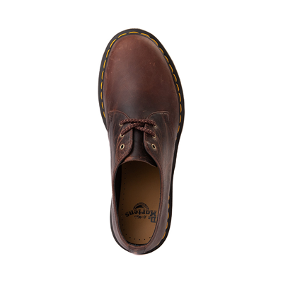 Dr Martens★MIE 1461★兼用★CHESTNUT BROWN+PEA GREEN 1461 - Chestnut Brown/Pea Green – Feature