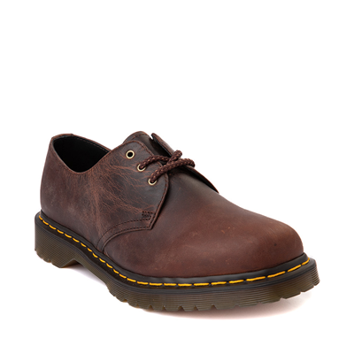 Dr Martens★MIE 1461★兼用★CHESTNUT BROWN+PEA GREEN 1461 - Chestnut Brown/Pea Green – Feature