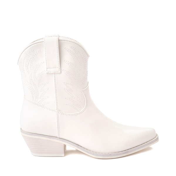 Main view of Womens Madden Girl Roped Western Boot - White