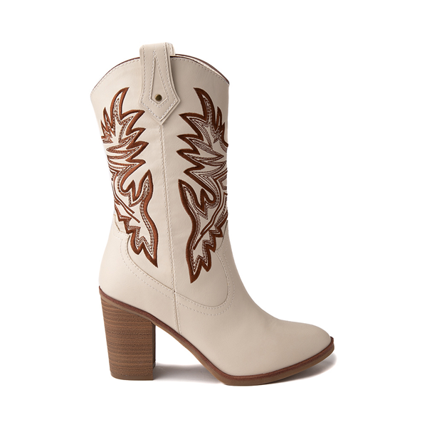 Womens MIA Taley Western Boot - Ivory