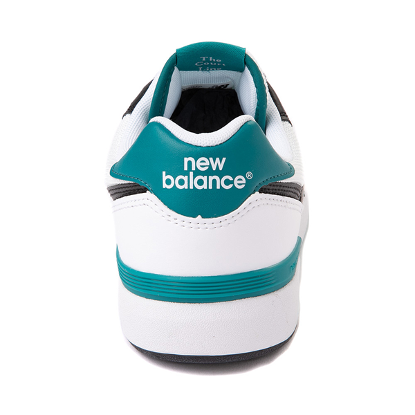 alternate view Mens New Balance 574 Court Athletic Shoe - White / GreenALT4