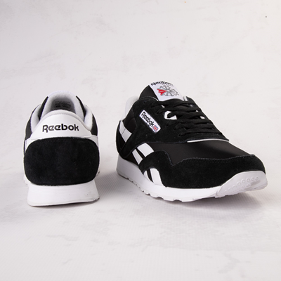 Alternate view of Mens Reebok Classic Athletic Shoe - Black / White