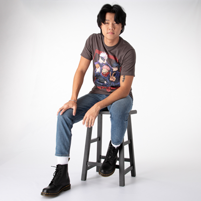 Alternate view of Mens Jujutsu Kaisen Tee - Charcoal