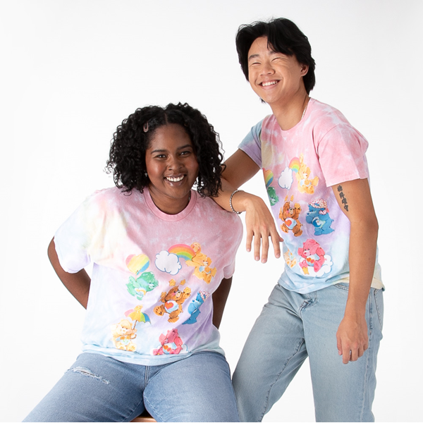 Main view of Womens Care Bears Up In The Clouds Tee - Cotton Candy