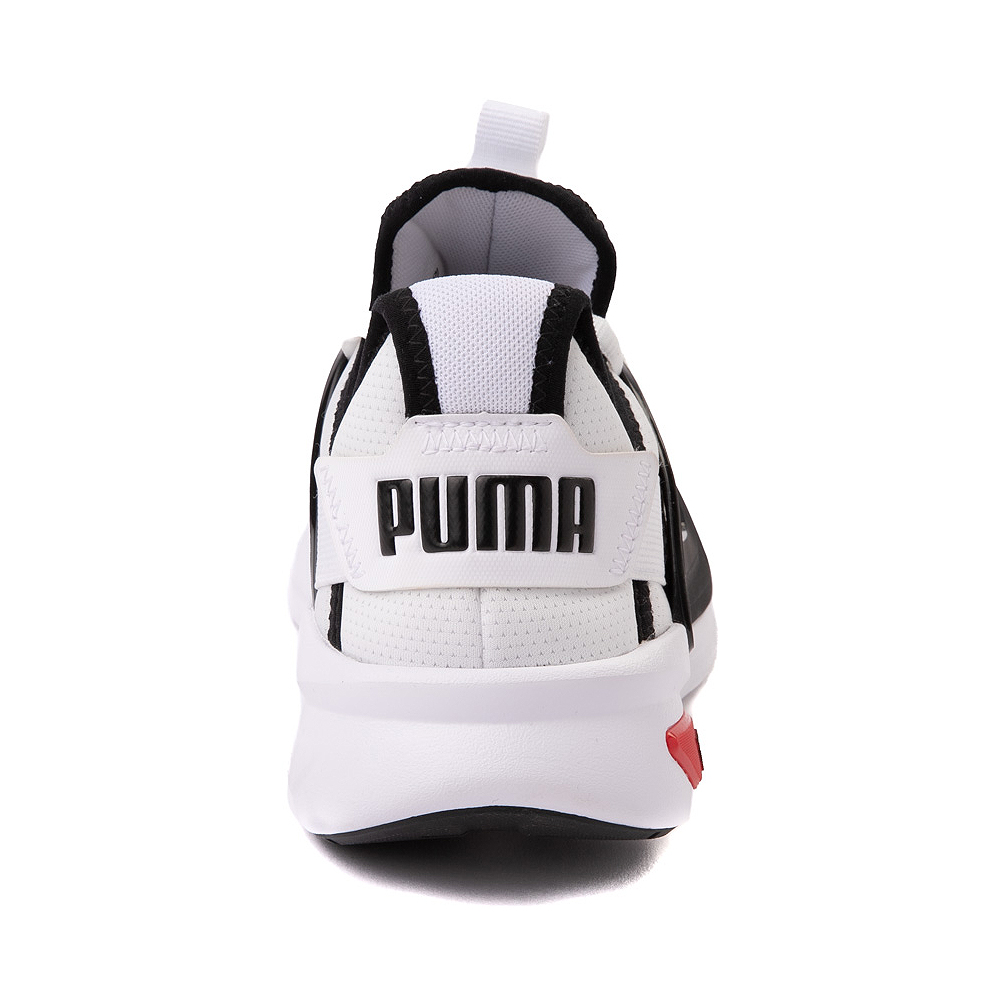 Mens PUMA Softride Enzo Evo Athletic Shoe - White / Black / High 