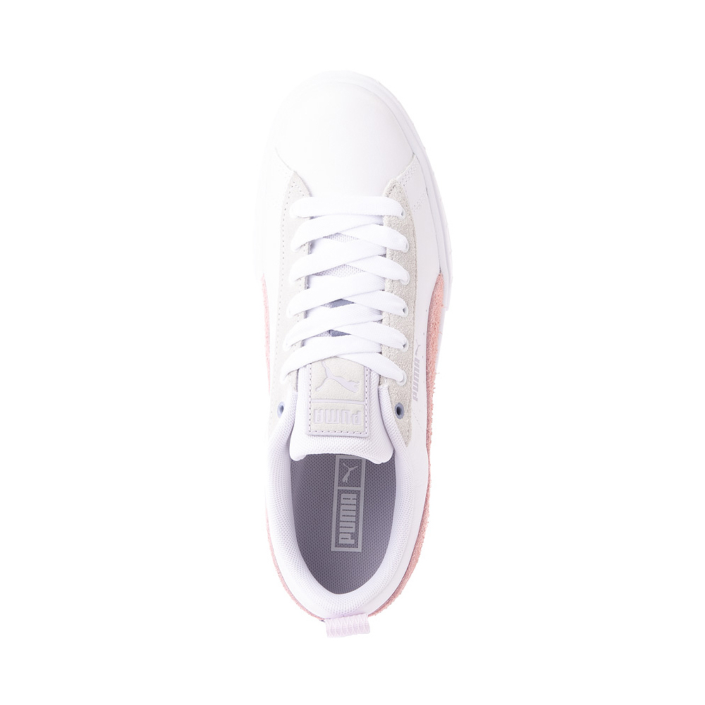 Womens PUMA Mayze Platform Athletic Shoe - White / Multicolor | Journeys
