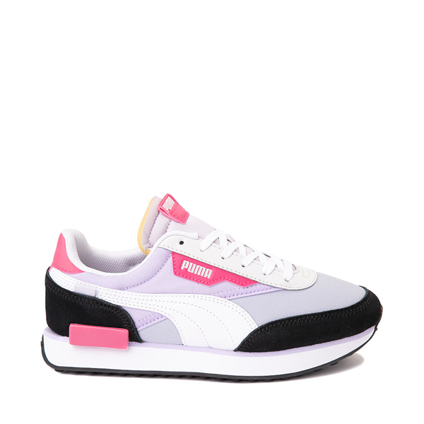Main view of Womens PUMA Future Rider Play On Athletic Shoe - Black / Lavender / Pink