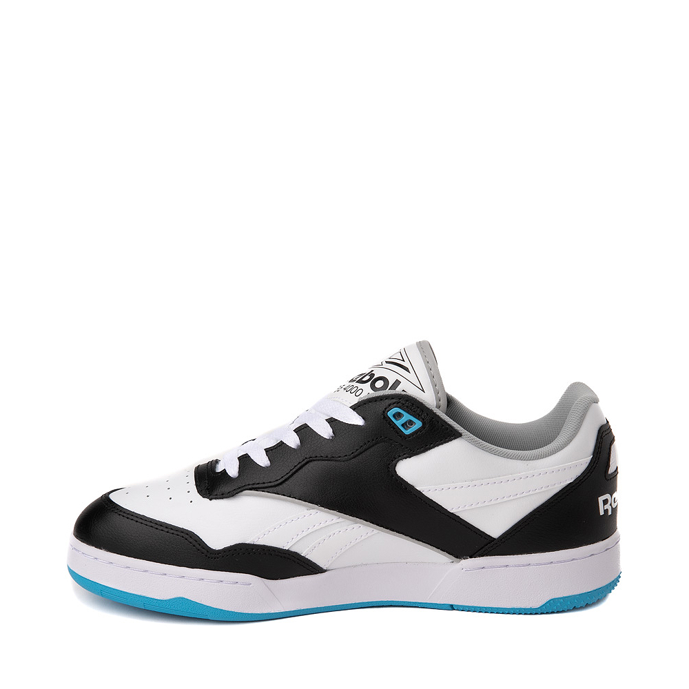Mens Reebok BB4000 II Athletic Shoe - White / Core Black / Radiant Aqua ...