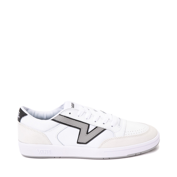 Vans Lowland ComfyCush&reg; Skate Shoe - True White / Drizzle Gray