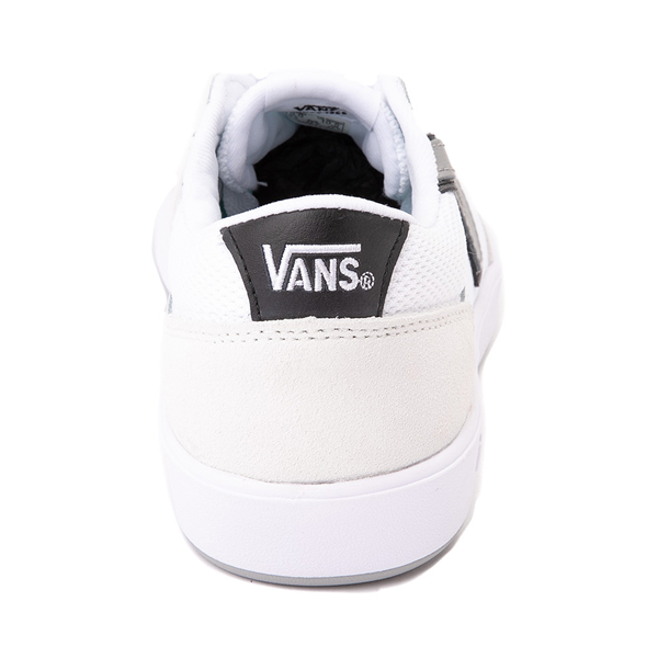 alternate view Vans Lowland ComfyCush® Skate Shoe - True White / Drizzle GrayALT4