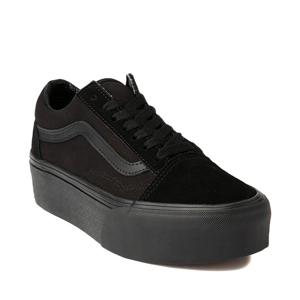 alternate view Vans Old Skool Stackform Skate Shoe - Black MonochromeALT5