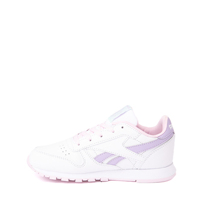 Alternate view of Reebok Classic Leather Athletic Shoe - Little Kid - White / Pastel