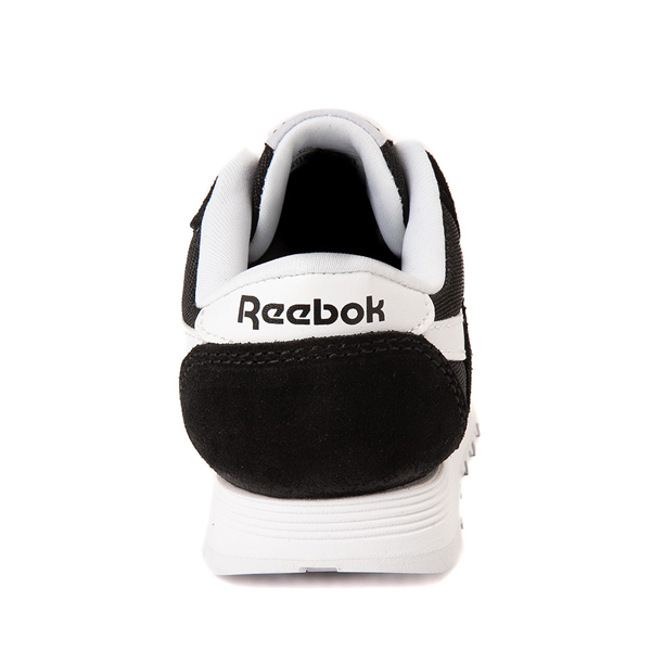 alternate view Reebok Classic Nylon Athletic Shoe - Little Kid - Black / WhiteALT4