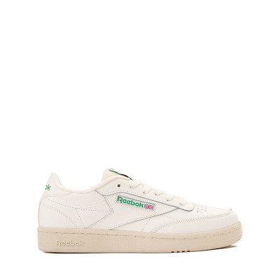 Main view of Reebok Club C Vintage 85 Athletic Shoe - Big Kid - Chalk / Alabaster / Glen Green