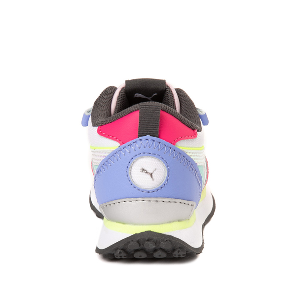 alternate view PUMA Rider FV Glowing Up Athletic Shoe - Baby / Toddler - White / MulticolorALT4