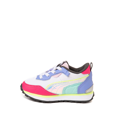 Alternate view of PUMA Rider FV Glowing Up Athletic Shoe - Baby / Toddler - White / Multicolor