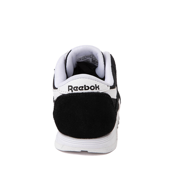 alternate view Reebok Classic Nylon Athletic Shoe - Baby / Toddler - Black / WhiteALT4