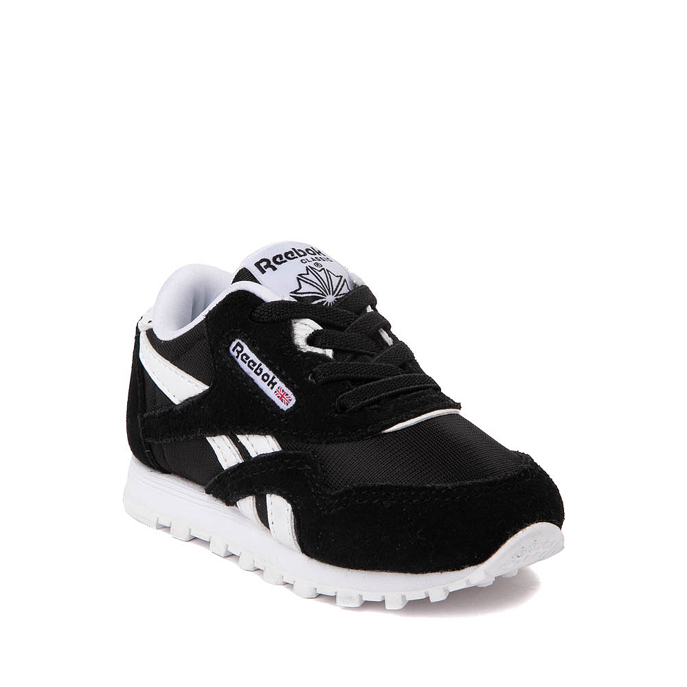 Reebok classic cheap nylon enfant argent