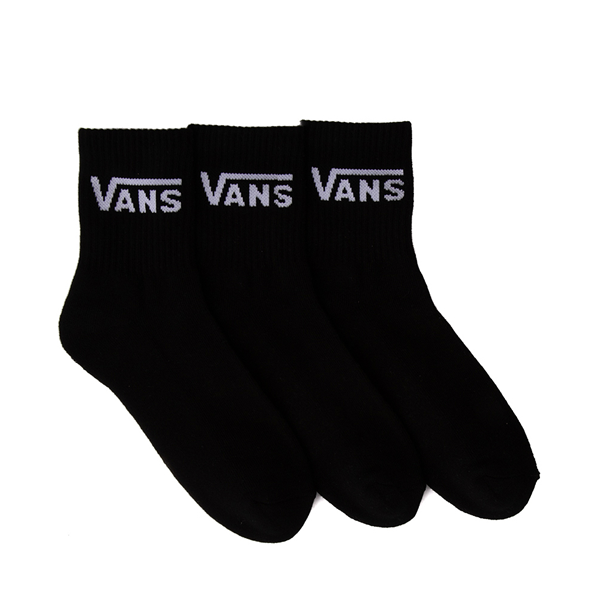 Main view of Mens Vans Half Crew Socks 3 Pack - Black