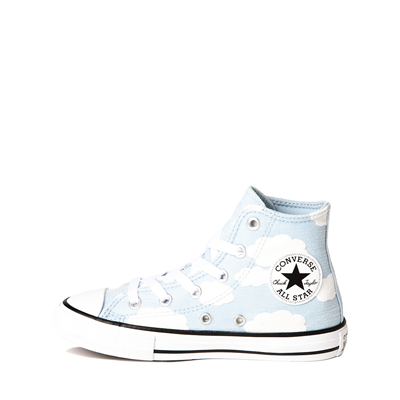 Alternate view of Converse Chuck Taylor All Star Hi Sneaker - Little Kid - Light Armory Blue / Clouds