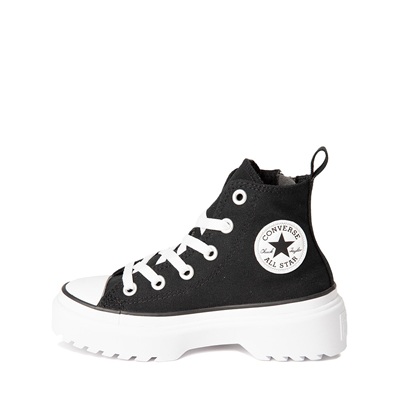 Alternate view of Converse Chuck Taylor All Star Hi Lugged Sneaker - Little Kid - Black / White