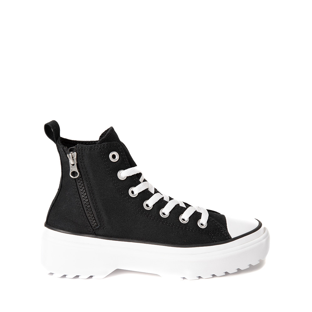Converse Chuck Taylor All Star Lugged Lift Hi Sneaker - Big Kid - Black / White